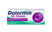 Vorderseite der Verpackung von Dolormin für Frauen mit 20 Tabletten