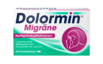 Vorderseite der Dolormin Migräne Verpackung mit 20 Filmtabletten
