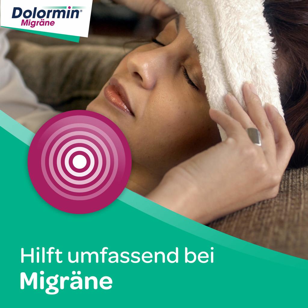 Dolormin Migräne - Hilft umfassend bei Migräne