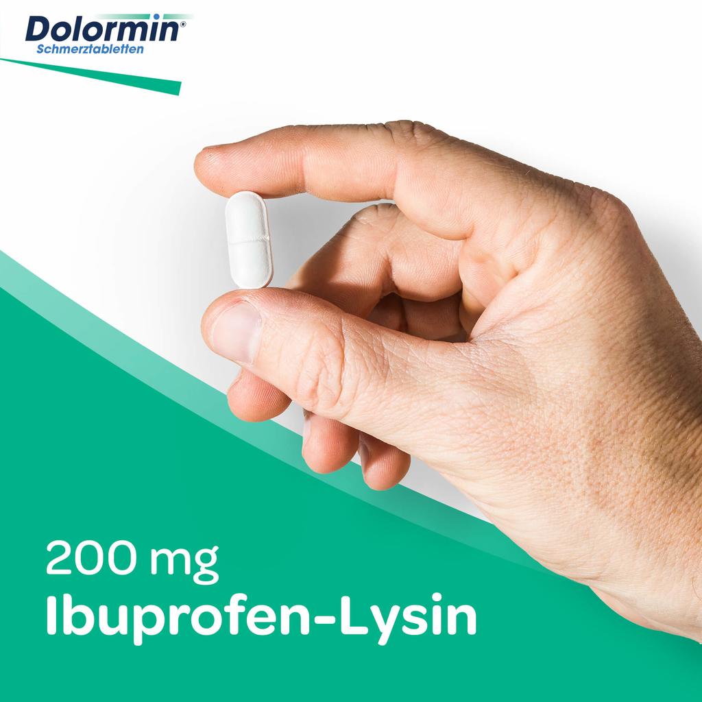 Dolormin Schmerztabletten - 200 mg Ibuprofen-Lysin
